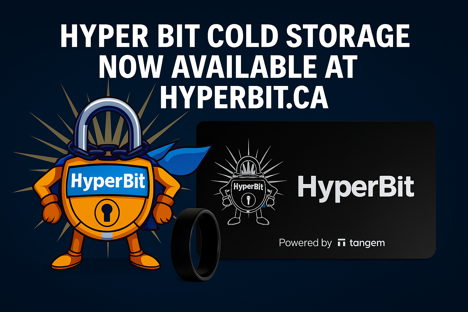 HYPER BIT BRANDED COLD STORAGE SOLUTIONS LIVE AND AVAILABLE FOR PURCHASE AT HYPERBIT.CA