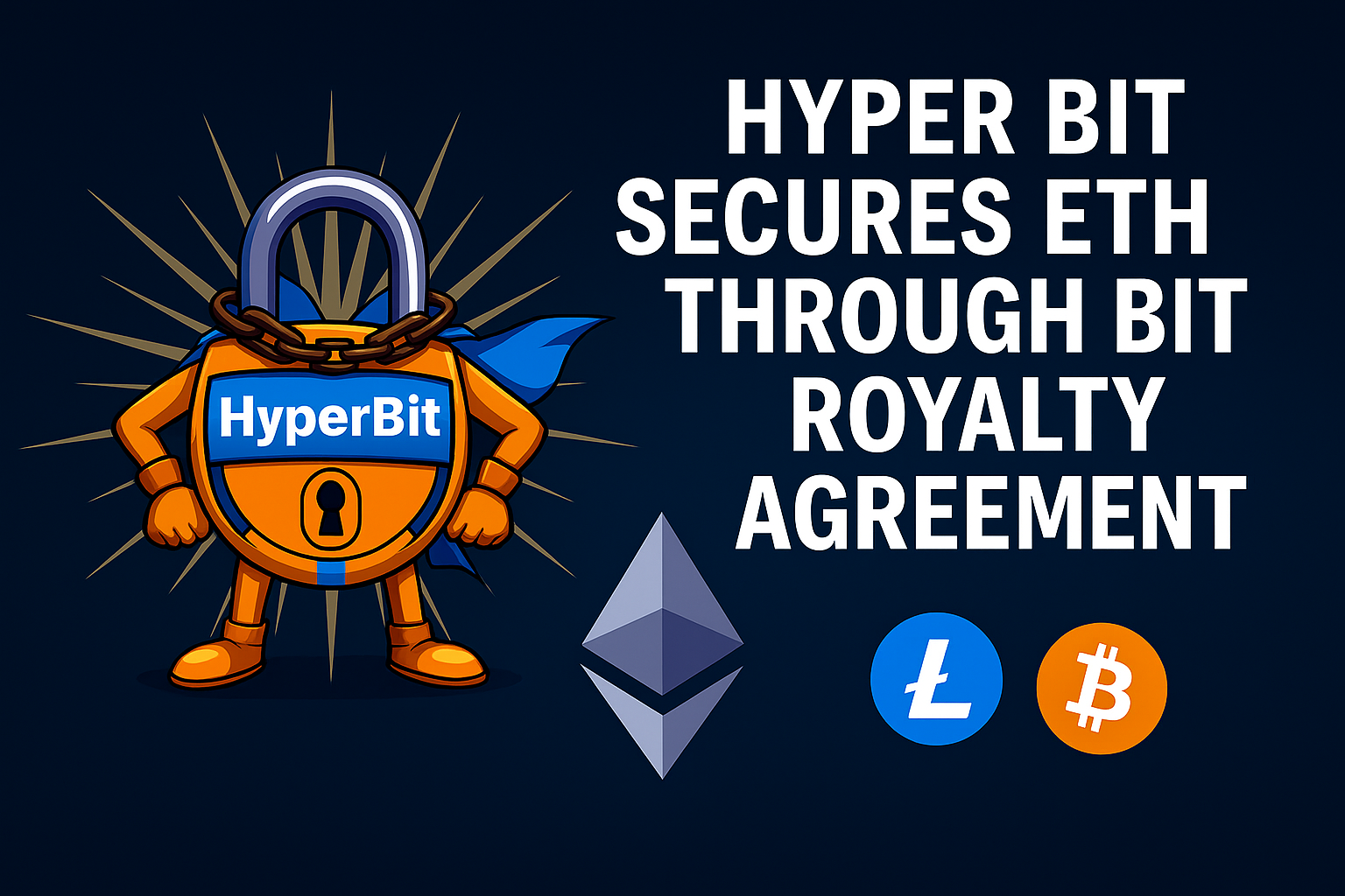 HYPER BIT EXECUTES DEFINITIVE AGREEMENT TO PURCHASE ETHEREUM WITH BIT ROYALTY