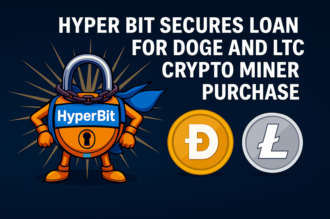 HYPER BIT SECURES LOAN FOR DOGE AND LTC CRYPTO MINER PURCHASE